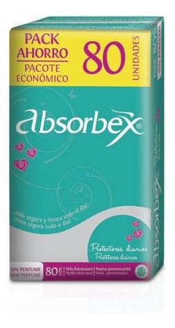 Protectores Diarios Absorbex X80 0