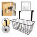 Hanging Door Organizer Basket Metal Rack Kitchen Bazaar 0