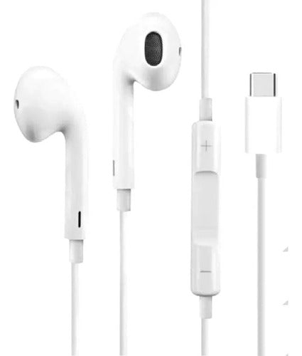 Headset for Samsung Galaxy A03 Core - USB-C Input Cable 0