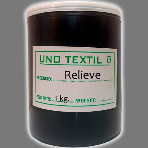 UNO TEXTIL Pintura Para Estampado Textil - Relieve O Puff - Relieve Blanco 0