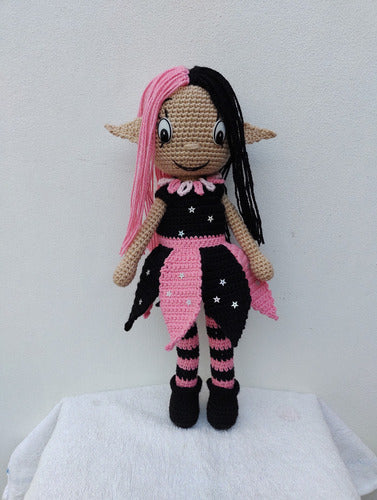 Muñeca Amigurumi Grande Coqueta 5