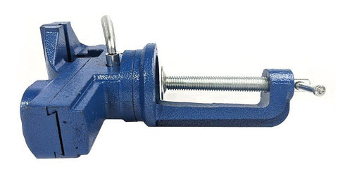 Portable Bench Vise with Swivel Base and 80 mm Anvil 3