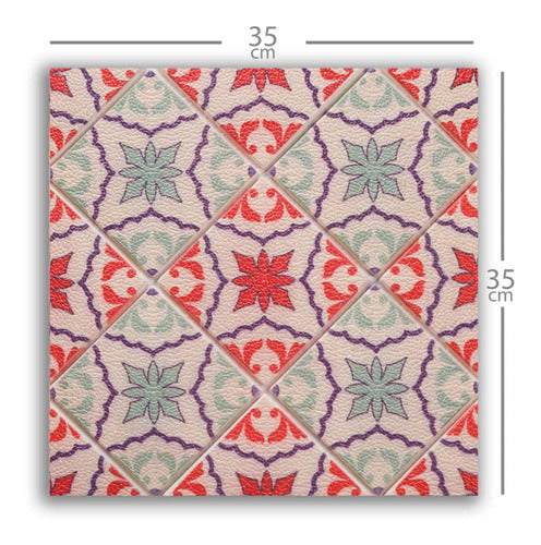 Self-Adhesive 3D Wall Tiles - Set of 8 5