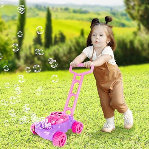 Artcreativity Bubble Lawn Mower Pink and Purple 1