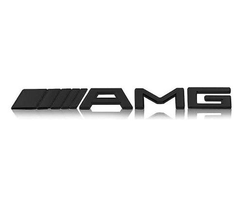 Mercedes-Benz Emblema Insignia AMG Negro Mate 0