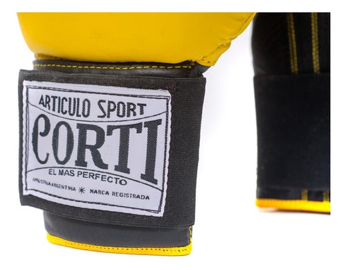 Corti Boxing Gloves 16 Oz Leather Kickboxing Professionals 78