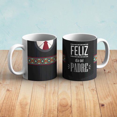 Imágenes Vectoriales Plantillas Diseños Elegant Father's Day Mug Templates 2