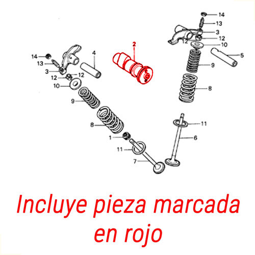 Honda Arbol De Leva Para XR 100 2