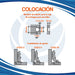 Pack 20 Bisagra Premium Codo 0 Cazoleta 35 Mm Mueble Cocina 4