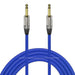 Professional Rubber Coated Guitar Instrument Cable 3m in Various Colors 31