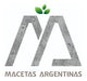 Macetas Argentinas Fibrocemento Cilindro 30x30 Decoración 5