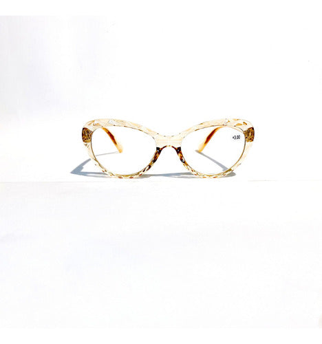 Blasphemie Diamond Beige Reading Glasses 1