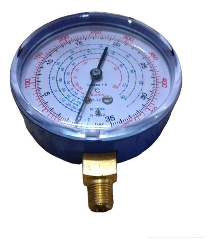 Bluestar Pressure Gauge/Clock -1527L-Low-R410- 1