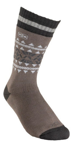 Sox Pack X3 1/2 Caña Socks - Cotton with Towel Designs 1