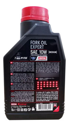 2 Litros Óleo Garfo Motul Fork Oil Medium 10w Semi Sintético 2