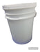 Baldes Blanco - New Buckets with White Lids 4