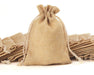 CleverClover Pack of 60 Burlap Bags 10 x 14 Cms 0