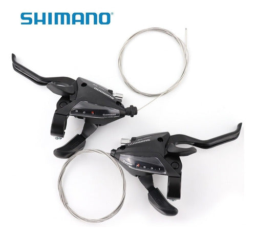 Manija Integrada Cambios Frenos Shimano Ef500 21 Vel C-632 3