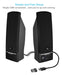 Cyber Acoustics USB 2.0 Computer Speakers for Desktop PC Laptop with USB-C 4