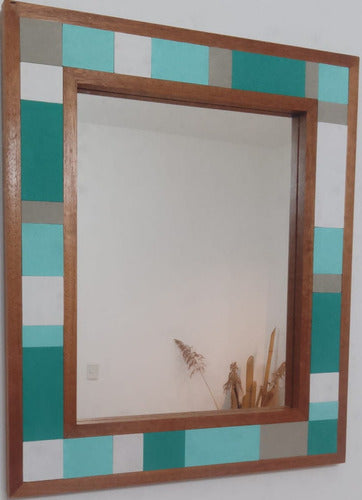 Genérica Rectangular Mirror 70x60 Cm, Modern 0