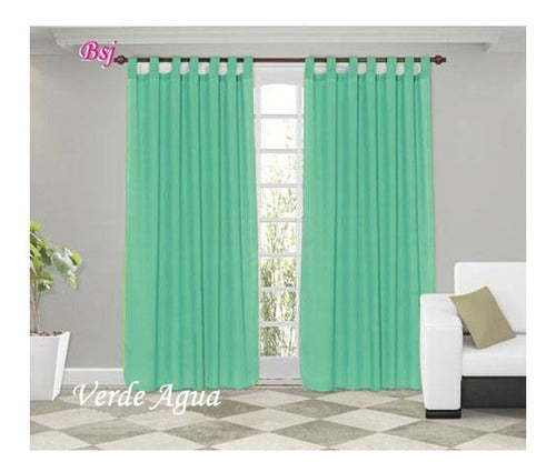 BSJ Tropical Mechanic Curtain Set with Tiebacks - Special Offer! 0