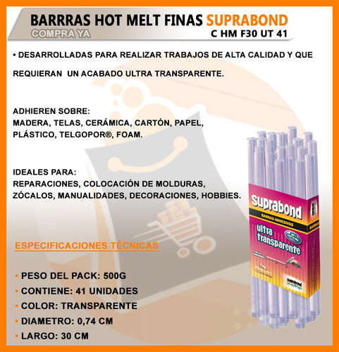 Suprabond Universal Silicone Bars 41 Units 1