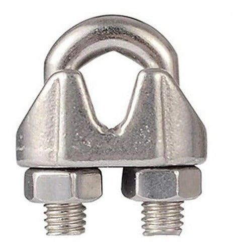 Mitre Grampa Prensacable Acero 1/8'' 3 Mm Galvanizadas 10 Unidad 0