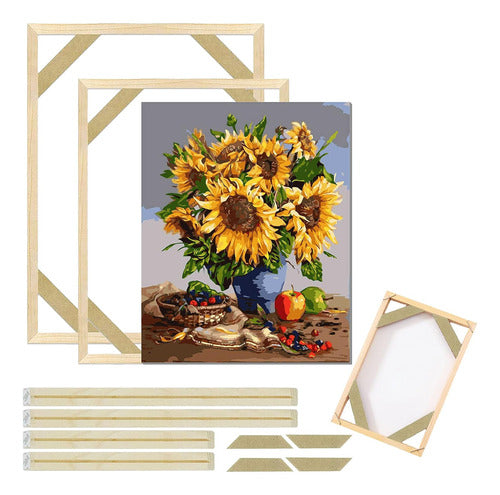 Yoksas Wooden Frames for Diamond Art, 35x45cm and 30x40cm 0