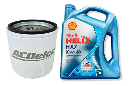 Aceite Y Filtro Chevrolet Corsa Corsa 2 Meriva Helix 10w 40 0