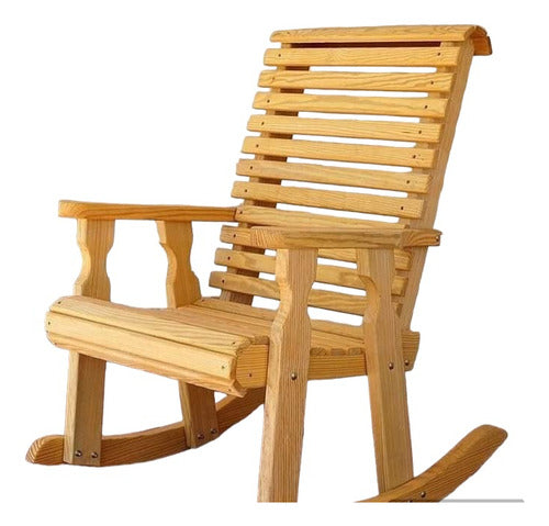 Nyd.confort Rustic Rocking Chair 0