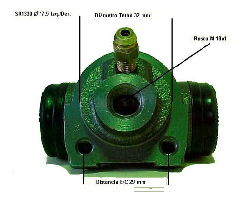 Cilindro De Rueda Renault Megane 1995.. 1.6/2.0/1.9td 0