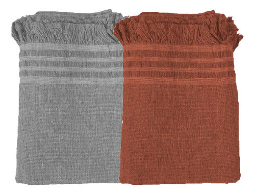 Rustic Dombielyy Blanket 2 1/2 Bed Mix Set of 2 0