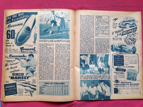 Mundo Deportivo N° 311 - 1955 Argentina Uruguay - Suarez Arg 2