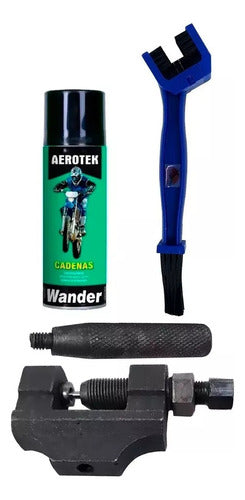 WANDER Chain Lubricant Kit + Brush + Chain Cutter Ruggi 0