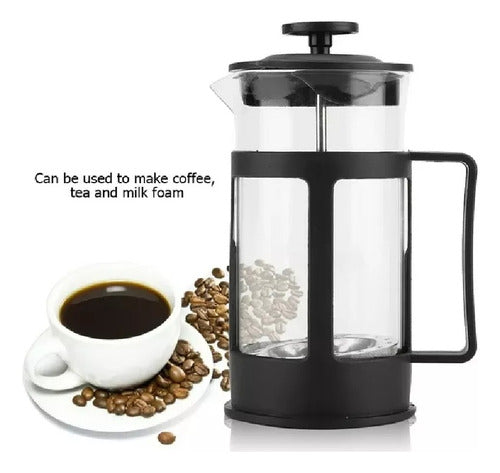 Generic Tea and Coffee Press with Metal Lid 800 ml 1