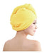 Microfiber Towel Cap for Women Hair Drying Bath Wrap 0