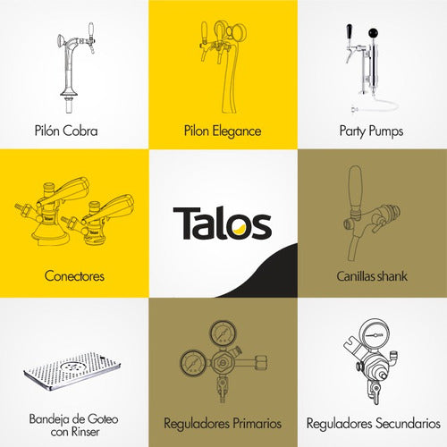 Repuesto Manómetros Regulador Co2 Talos Alta 0-250 Bar 2