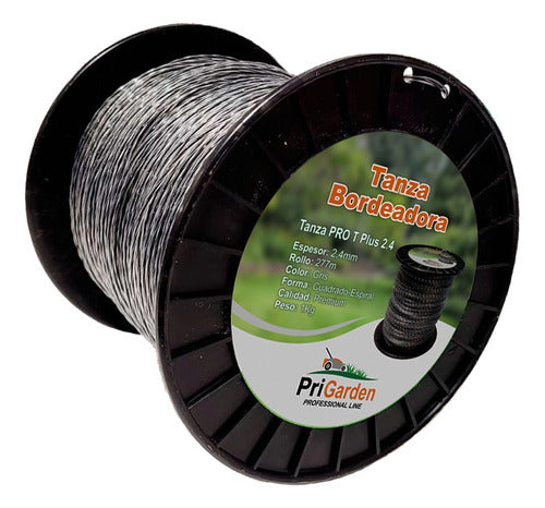 PriGarden Tanza Bordeadora Twister 2.4mm 1 Kilo 277m Premium 0