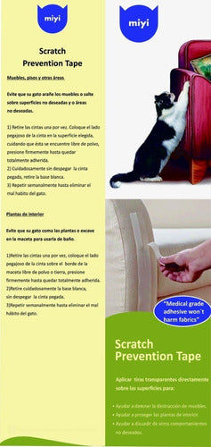 Cintas Anti Rasguño P/gatos Protege Muebles Originales Miyi 1