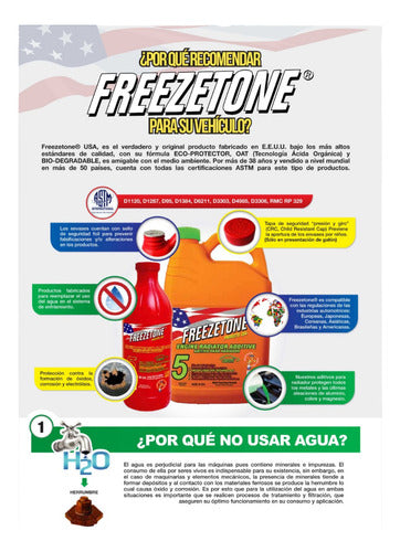 Freezetone Red Imported Original Refrigerant 4L Pack of 6 4