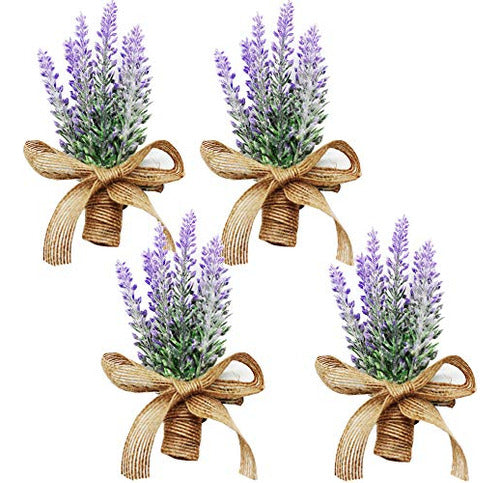 Yokoke Ramo De Flores De Lavanda Boutonniere Artificiales Ra 0