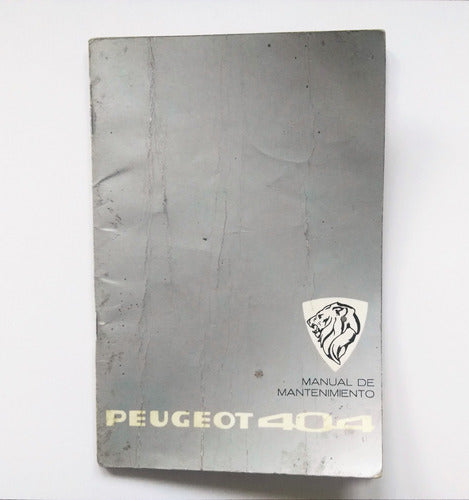 Manual Peugeot 404 - Manual De Mantenimiento 0