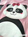 Baby Panda Bear Set - Pink Bodysuit and Pants 2