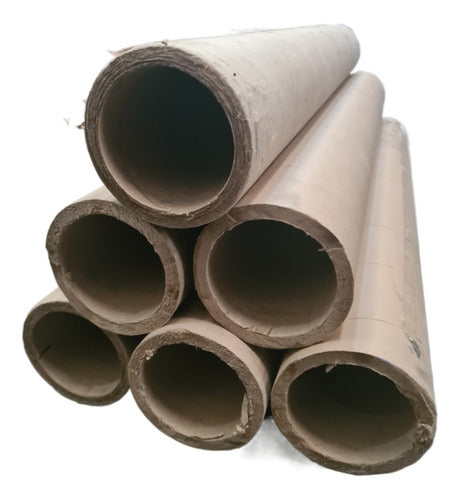 Set of 8 Ultra-Resistant Cardboard Tubes for Industrial DIY Projects 2