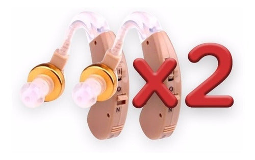 Powertone Wireless Ear Hearing Aid with Battery Regulator 0