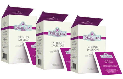 Delhi Tea Young Passion Delhi Tea 20 Sachets - X3 Boxes 0