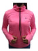 Fsport Women's Fuchsia Sporty Urban Sweatshirt + Thermal T-Shirt 1