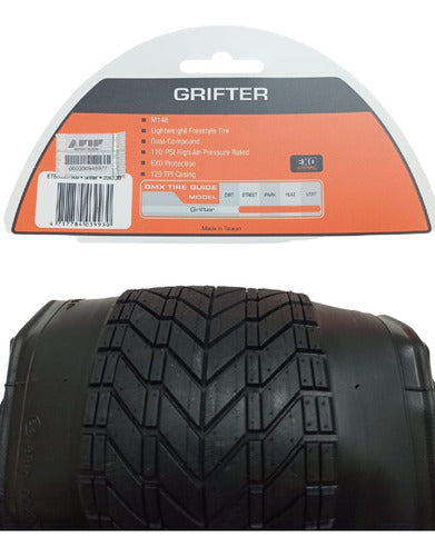 Par Cubiertas Maxxis Grifter 20 X 2.30 Kevlar Exo Bmx 5