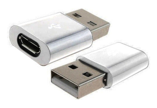 Micro USB Female to USB 2.0 Male Adapter Converter 1