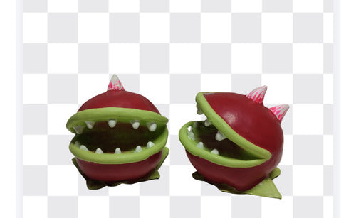 2m.neco Red Carnivorous Plant Puppet - Rubber Garden Toy 1